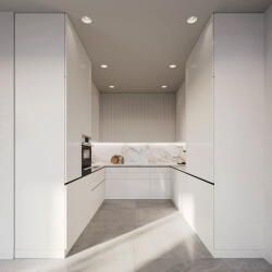 Panaretos Developers Five Stars Residence Italian Kitchen Made With Granite Worktop